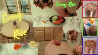 Mini Curry Rice: Slightly Spicy in Mini Kitchen | Miniature Cooking | Mini Food | ASMR