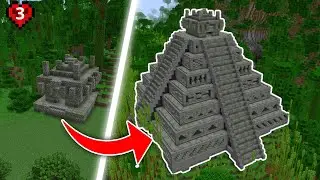 Я преобразил храм в джунглях в Minecraft Hardcore #3