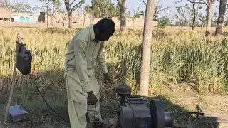 😭😭village farmer starting old black Peter diesel engine but not startup emotional 😭😭 startup failed