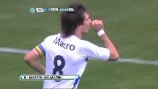 Gol Galmarini. Tigre 2 Col&oacute;n 2. Torneo Inicial 2012. Fecha 7. FPT