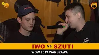 Iwo 🆚 Szuti 🎤 WBW 2019 Warszawa (freestyle rap battle)