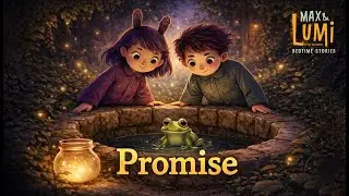 The Frog & the Golden Promise (Listening Glow) Frog Prince Bedtime Story for Kids | Grimm | Promise