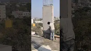 column Tachya work #constructionchannel #building #youtubeshorts #foryou #virelvideo