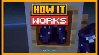 HOW THE MIDNIGHT ROBE WORKS IN MINECRAFT WITH THE RELICS MOD