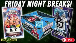 Friday Night Sports Card Breaks! Prizm FOTL, Optic Football, & UFC Chrome!