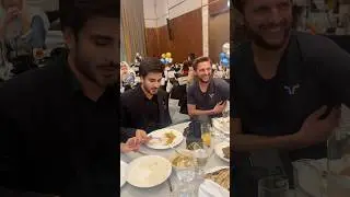 With Shahid Afridi , Sadia Khan and Umer Akmal un Dubai.