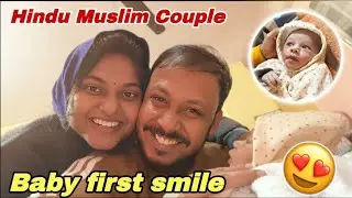 Baby first smile 🥰| Afreen Jitender vlogs | The mindful journey 85