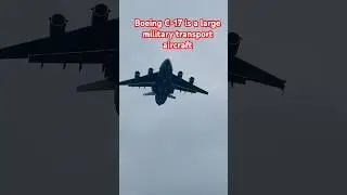 Boeing C-17 is a large military transport aircraft, landing today 25.05.25 in Rygge airport Norway.