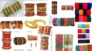 All types bangles design with price। fancy glass,brass,lac,plastic chura। beautiful cada set #chuda
