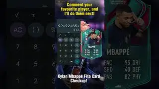Mbappe Fifa Card Checkup! 🥶 #fifa23 #shorts #psg #mbappe