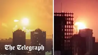 Kyiv hit by Russian cruise missiles in series of ‘massive strikes’