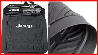 Protect Your Ride with Jeep Logo WeatherPro Floor Mats &ndash; Universal Fit & Durable Style