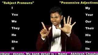 Level-97 || Subject Pronouns & Possessive Adjectives: My, Your, Our, Their, His, Her & It.