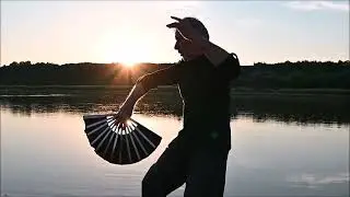 Tai Chi Wachlarz - Taijiquan Fan - Breathe The Sunset