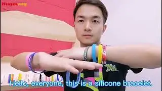Custom Wristband丨Personalized Logo Rubber Bracelet - Hugo Way