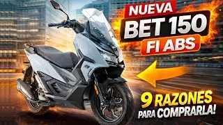 🔴 9 RAZONES PARA COMPRAR LA BET 150 FI ABS 😱‼️LA MAS ECONÓMICA Y SU NUEVA TECNOLOGÍA‼️