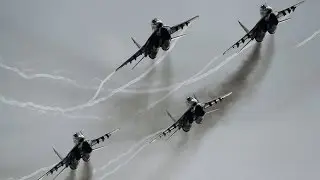 MIG-29 y Mirage 2000 Exhibici&oacute;n A&eacute;rea y Naval Lima Per&uacute; 2015