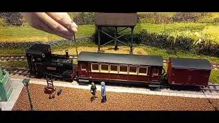St. Mary's layout and cardboard train 