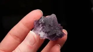 min3061 - Purple Fluorite with Octahedral Crystals from Zhejiang Province, China