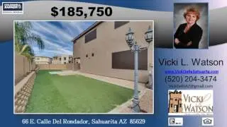 4 BR 3 BA home in Rancho Sahuarita on a corner lot