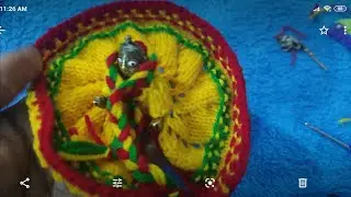 कान्हा जी की सालाई से बनाए प्यारी सी🤗 और आसान पोशक (0 न साईज ) राधे राधे |