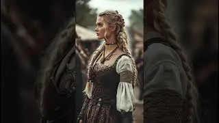 Viking Woman | The City of Blossoms 🌸| The Birth of Light | AI Fantasy Cinematic 🌌