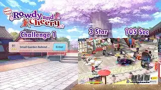 Blue Archive Global - Rowdy and Cheery Rerun Challenge 1 (3 Star & 105 Sec Clear)