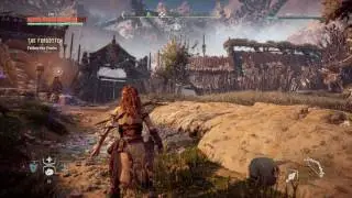 Horizon Zero Dawn - The Forgotten: Go To Brom's Camp, Follow Blood Trail, Examine Shrine, Watchers