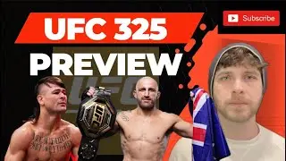 UFC 325 Preview Show