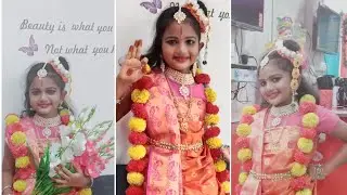 Goda Devi  makeup for fancy dress competition