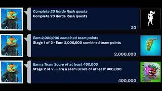FREE Horde Rush Rewards #fortnitegame #fortniteclips #fortnitenews #fortnitebattleroyale