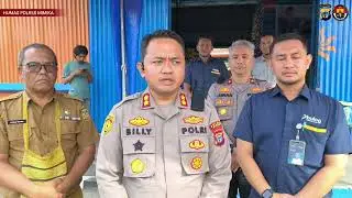 Kapolres Mimika Hadiri Zoom Meeting dan Pelepasan penyaluran beras SPHP secara Serentak Di 6Provinsi