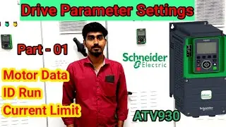 Schneider Drive Parameter Settings || ATV930