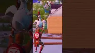 How to easily complete the fly with a chicken fortnite winterfest challenge #shorts