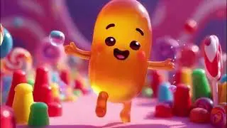 🌈 Learn Colors Song: Jellybean Jig Sensory Dance for Kids 2025! 🎉 Nursery Rhyme I Kids Songs