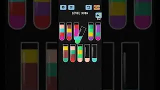 solve and solution water color sort game level 3955