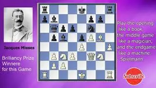 Chess Brilliancies | Game 5 | Jacques Mieses vs David Janowski, 1900