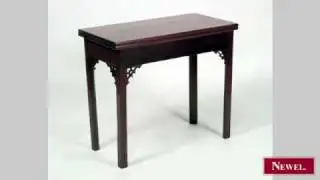 Antique English Georgian style mahogany flip top console