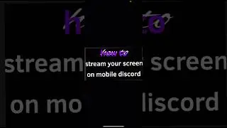 How to stream on phone discord