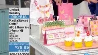Martha Stewart Crafts ABC & Thank You 3-Punch Kit