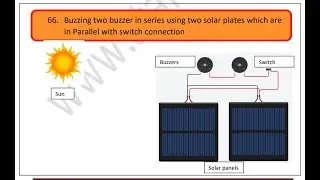 Parallel Solar Panels for Series Buzzer Circuit: DIY Electronics Project