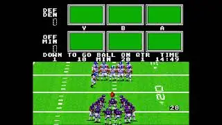 John Madden Football (SNES) - Simulation Tournament (Minnesota vs Denver)