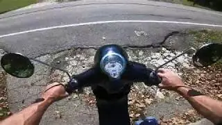 2009 Genuine Buddy 125 scooter: part 4 - mirrors and variator kit install  + test ride!!