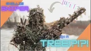 Invisible Ghillie Sniper... in a TREE?!?! 👻 Silverback SRS/Novritsch SSX23| Players of War Airsoft