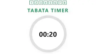 Tabata Timer with Sound &ndash; 8&times;20/10