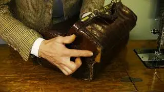 Bespoke Addict Series 4: Episode 2: Alligator Skin Bag Lining Restoration