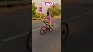 😱HOW TO DO 180ROLLING STOPPIE//IN3EASY STEP #cycle #cycling #cyclestunt #viral #viralshort #shorts