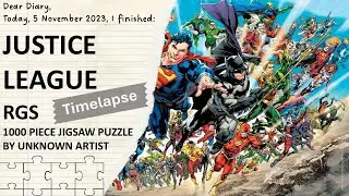 RGS: DC Justice League, 1000 piece jigsaw puzzle - Timelapse