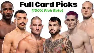 UFC Fight Night Strickland vs Hernandez FULL Card Predictions & Breakdown