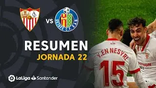 Resumen de Sevilla FC vs Getafe CF (3-0)